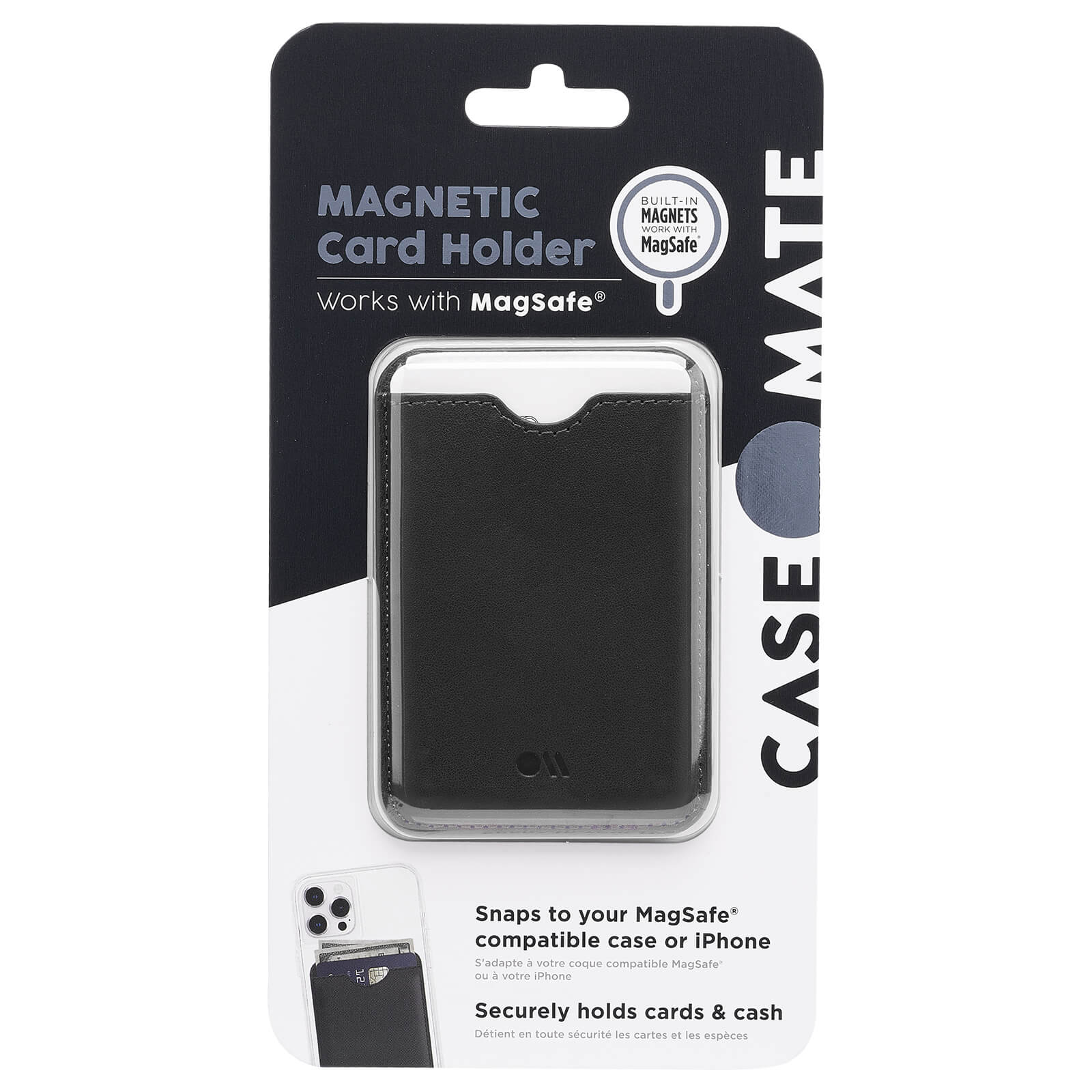 CASE-MATE MagSafe Accessories Black MagSafe Wallet porte-cartes noir