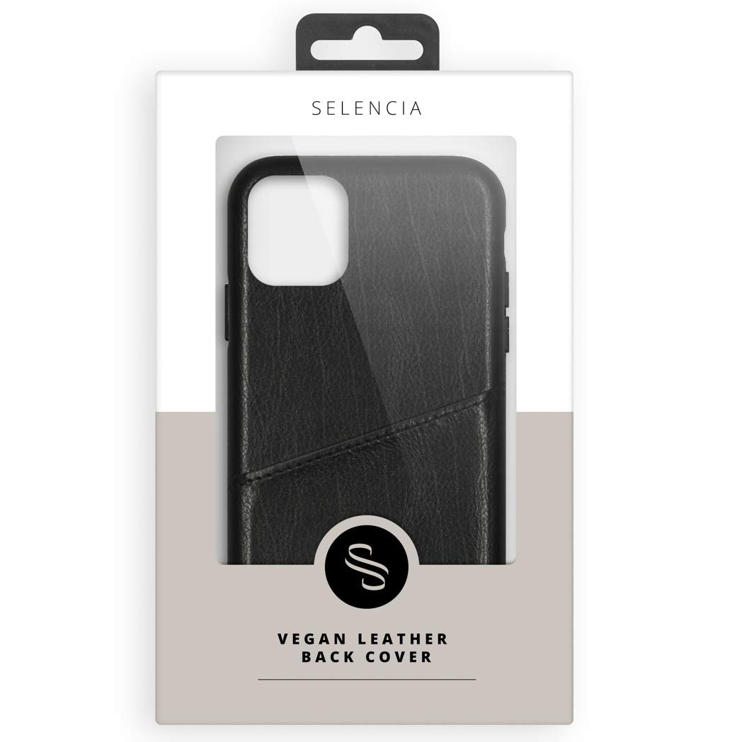 SELENCIA Vayu coque iPhone noir porte-carte