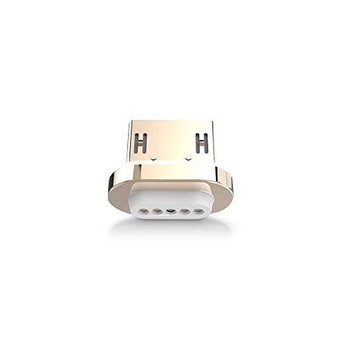 WE Cables connecteur magnétique Micro USB, lot de 2 dorés