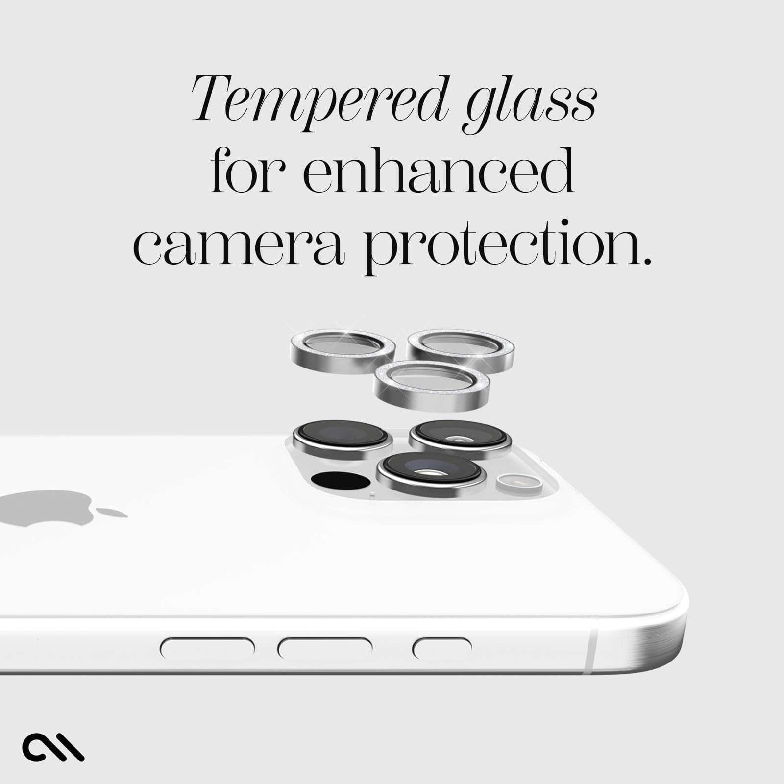 CASE-MATE Twinkle Camera Lens Protector protège-objectif iPhone 16 Pro / Pro Max