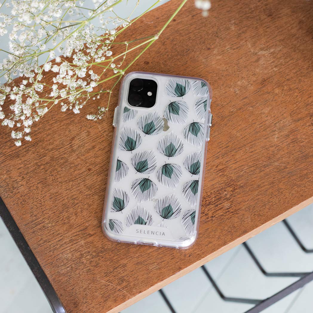 Selencia Coque arrière Zarya Fashion coque plumes iPhone