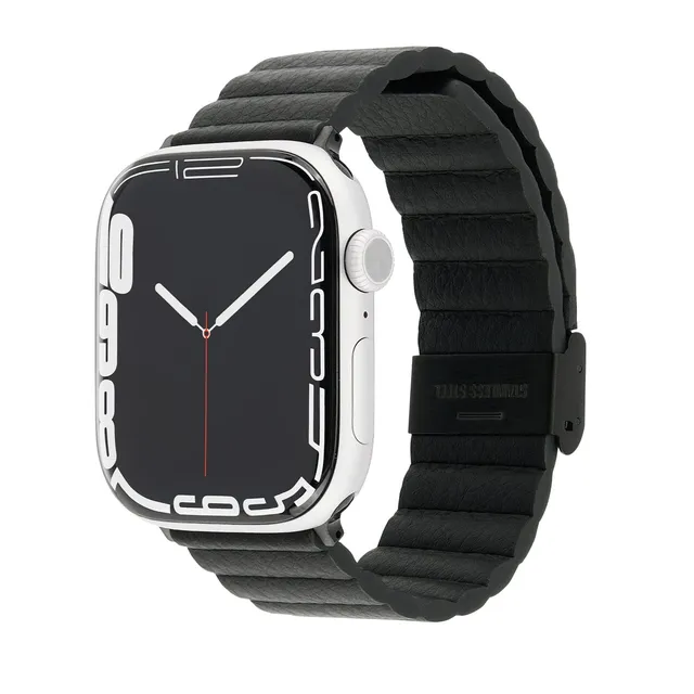 CASE-MATE Apple Watch Bands & Bumpers Signature Ridge Band bracelet noir 42-49 mm réglable
