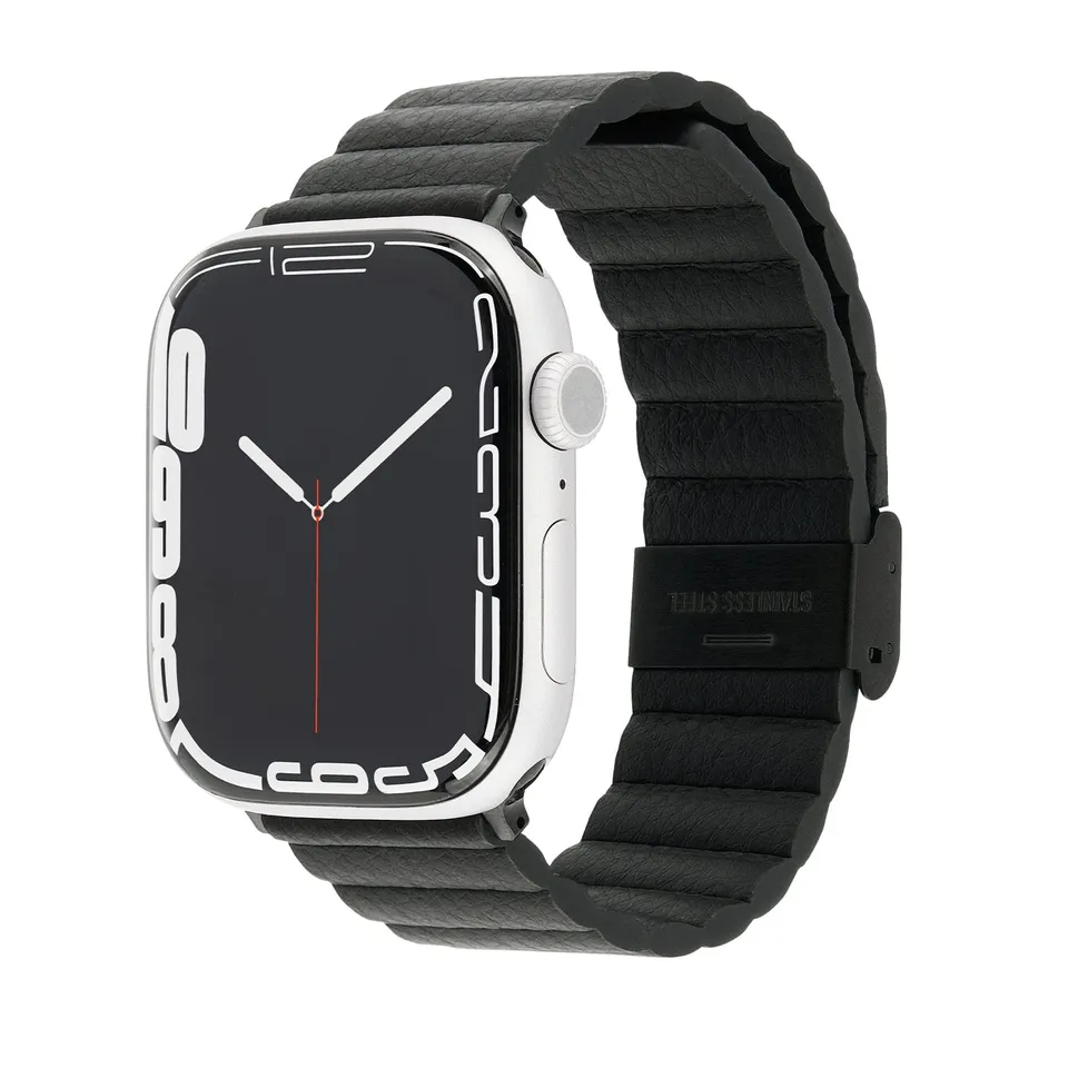 CASE-MATE Apple Watch Bands & Bumpers Signature Ridge Band bracelet noir 42-49 mm réglable
