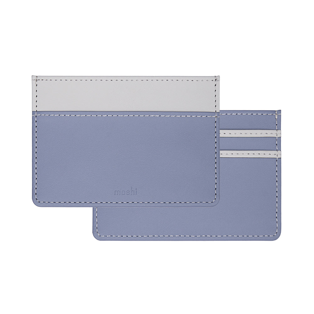 Moshi Card Holders and Keychains Folia Slim Card Holder porte-cartes noir ardoise vegan