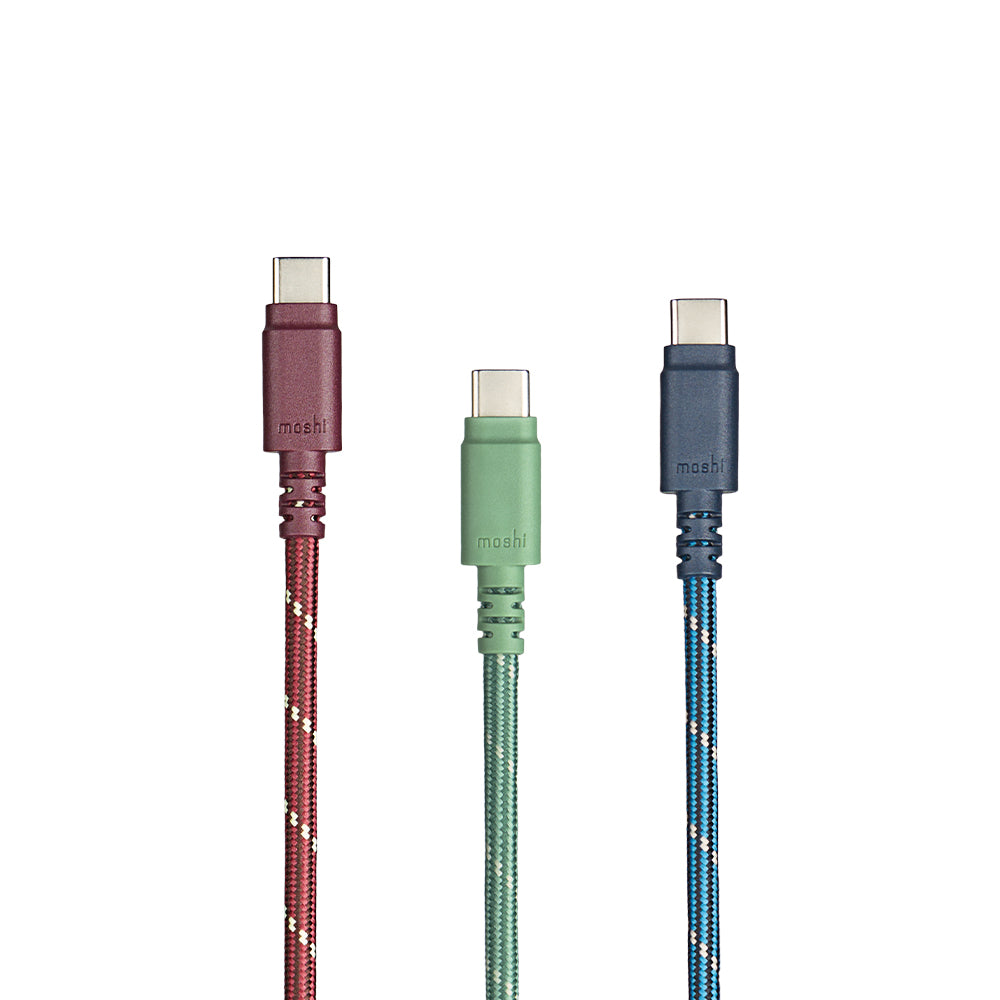 MOSHI Integra 240W USB-C to USB-C Cable câble 1,2 m bleu nuit