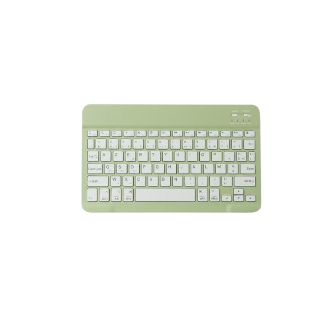 WE WE POP étui universel 9-11 pouces avec clavier Bluetooth vert Azerty