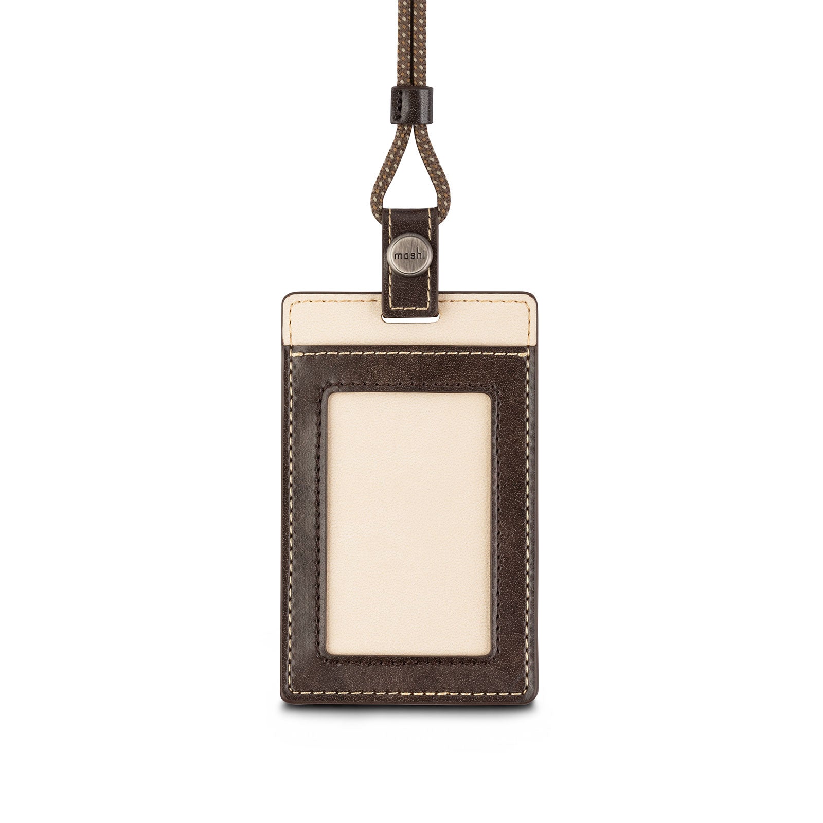 Moshi Card Holders and Keychains ID/Badge Holder porte-badge brun caramel vegan