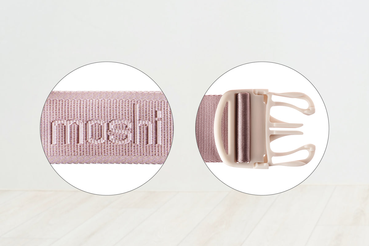 MOSHI Accessories Luggage Strap sangle de valise réglable 20 à 29 pouces Woodrose Mauve