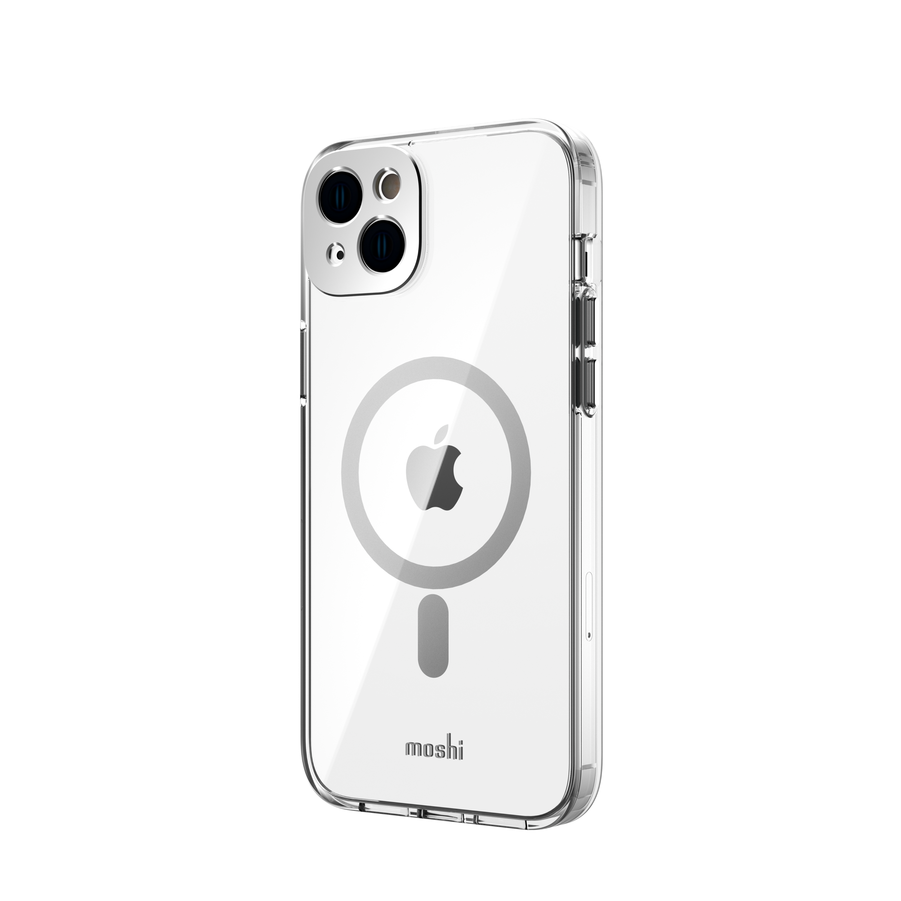 MOSHI Cases iGlaze Slim Hardshell Case coque iPhone 14 Pro Max argent lunaire MagSafe