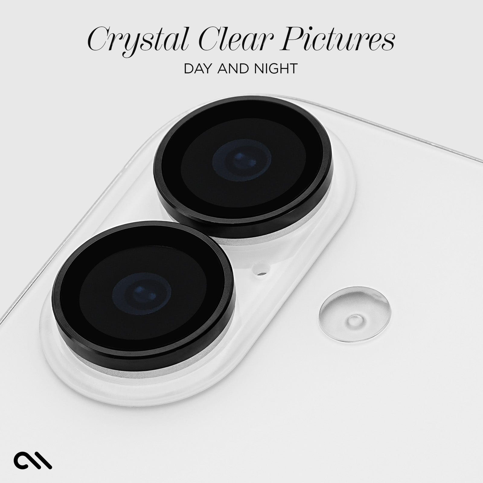 CASE-MATE Lens Protectors Camera Lens Protector iPhone 17 noir verre trempé