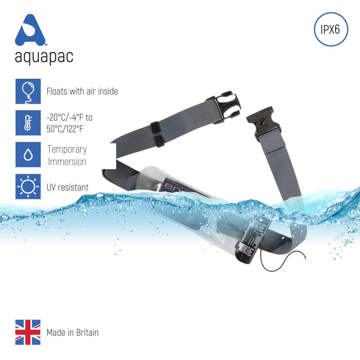 Aquapac Radio Microphones Waterproof Radio Microphone Case Small étui micro IPX6