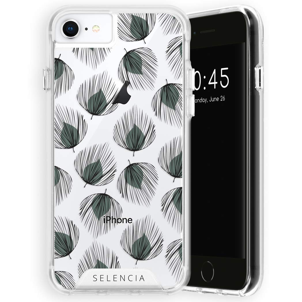 Selencia Coque arrière Zarya Fashion coque plumes iPhone
