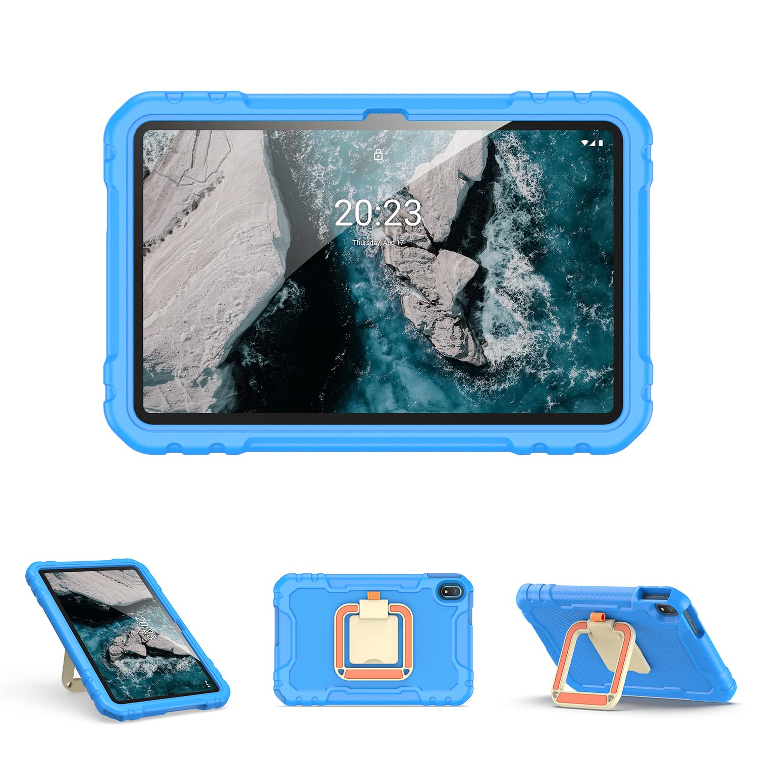 Dux Ducis Panda Series coque Nokia T20 10,4 pouces bleue EVA avec poignée
