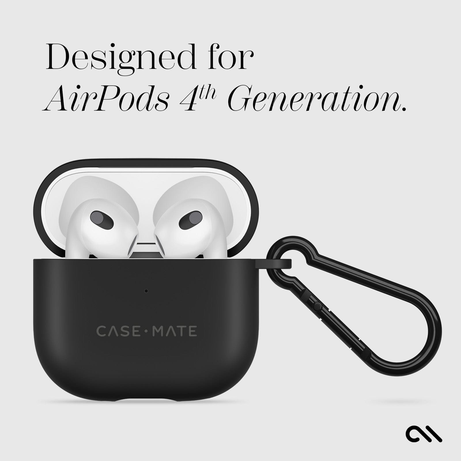 CASE-MATE AirPods Cases Tough Black coque AirPods 4 & 5 noire