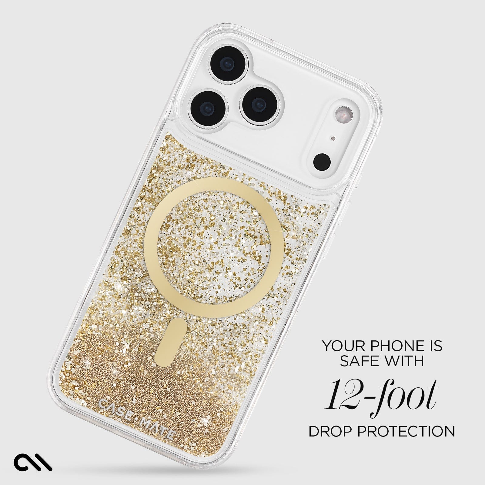 CASE-MATE Waterfall Gold MagSafe iPhone 17 Pro Max coque Waterfall Gold