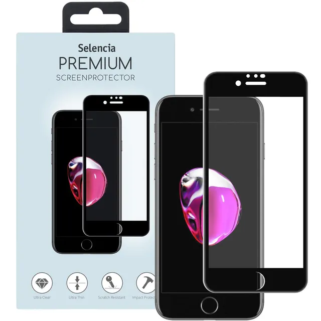 SELENCIA iPhone 6/6s, iPhone 7, iPhone 8 verre trempé ultra fin