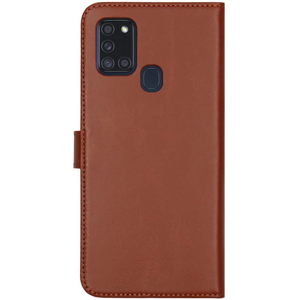 Selencia Étui à rabat étui Samsung Galaxy S20 FE en cuir de vachette