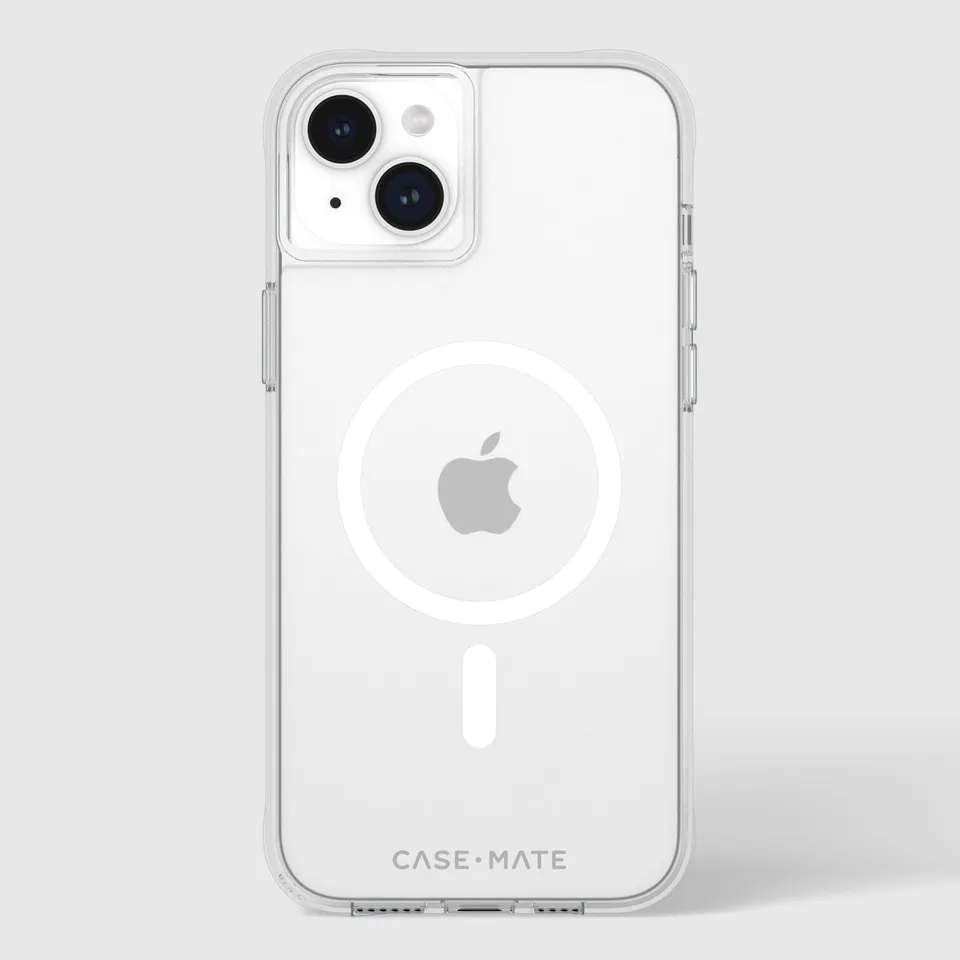 CASE-MATE Phone Cases Tough Clear MagSafe coque iPhone 15 Plus transparente antichoc