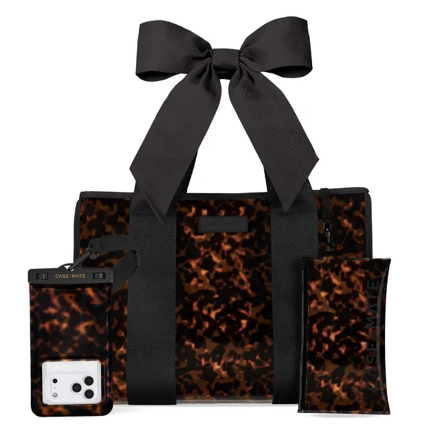 CASE-MATE Bundles The Essential Jelly Bundle Tortoiseshell sac et pochette étanche