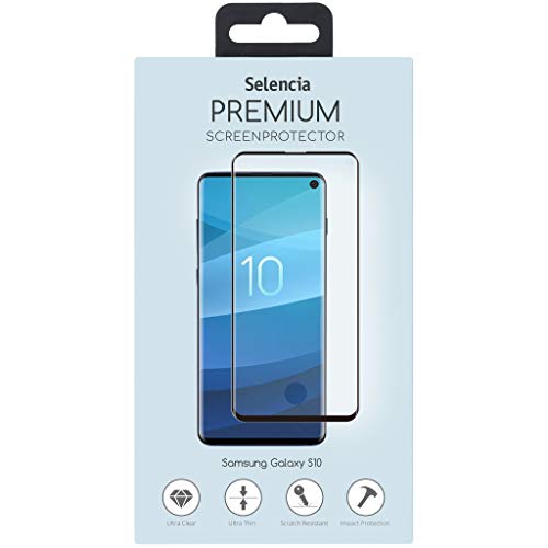 SELENCIA Film de protection d'écran Samsung Galaxy S10, capteur ultrasonique
