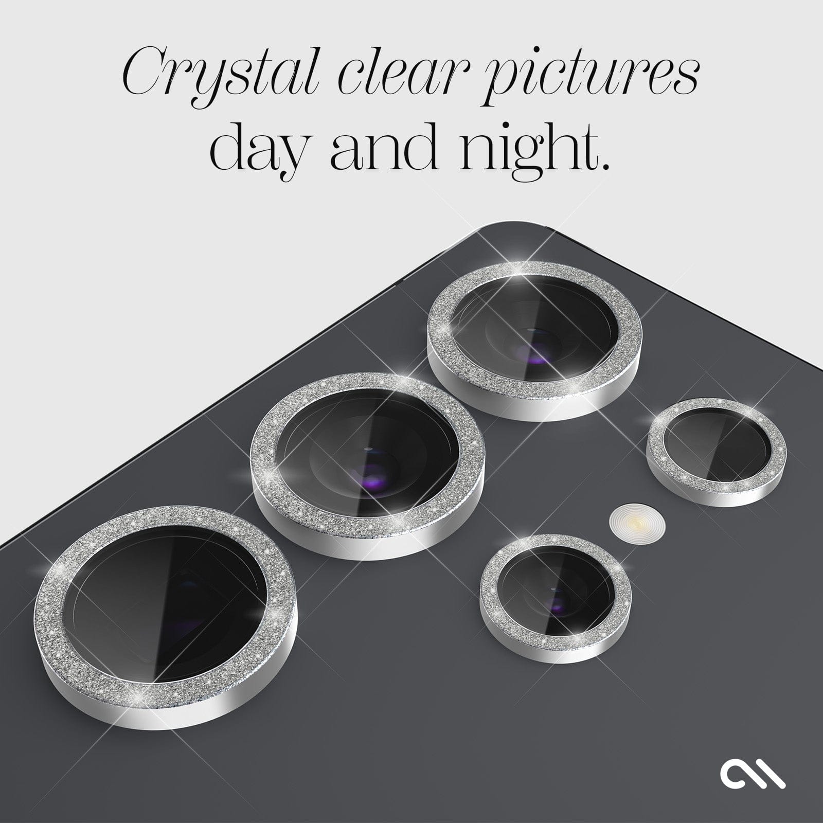 CASE-MATE Lens Protectors Twinkle Camera Lens Protector protection caméra Galaxy S25 Ultra scintillante