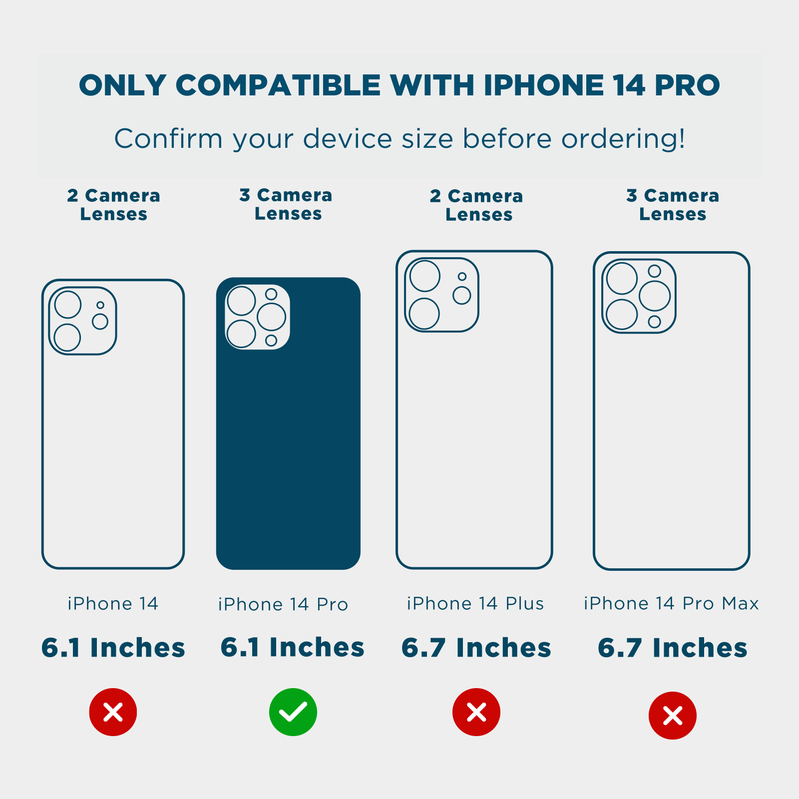 CASE-MATE Screen Protectors Glass Screen Protector iPhone 14 Pro verre trempé clair