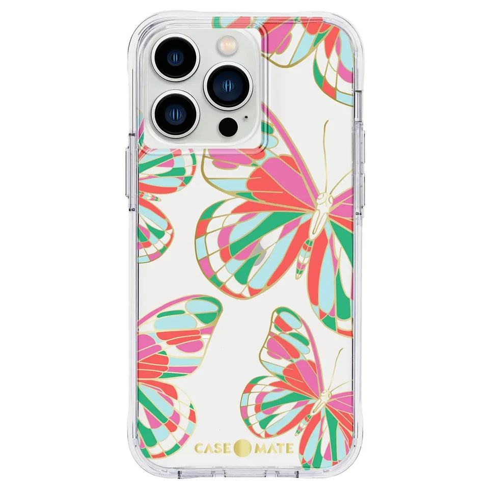 CASE-MATE Phone Cases Butterflies coque iPhone 13 Pro Butterflies antichoc