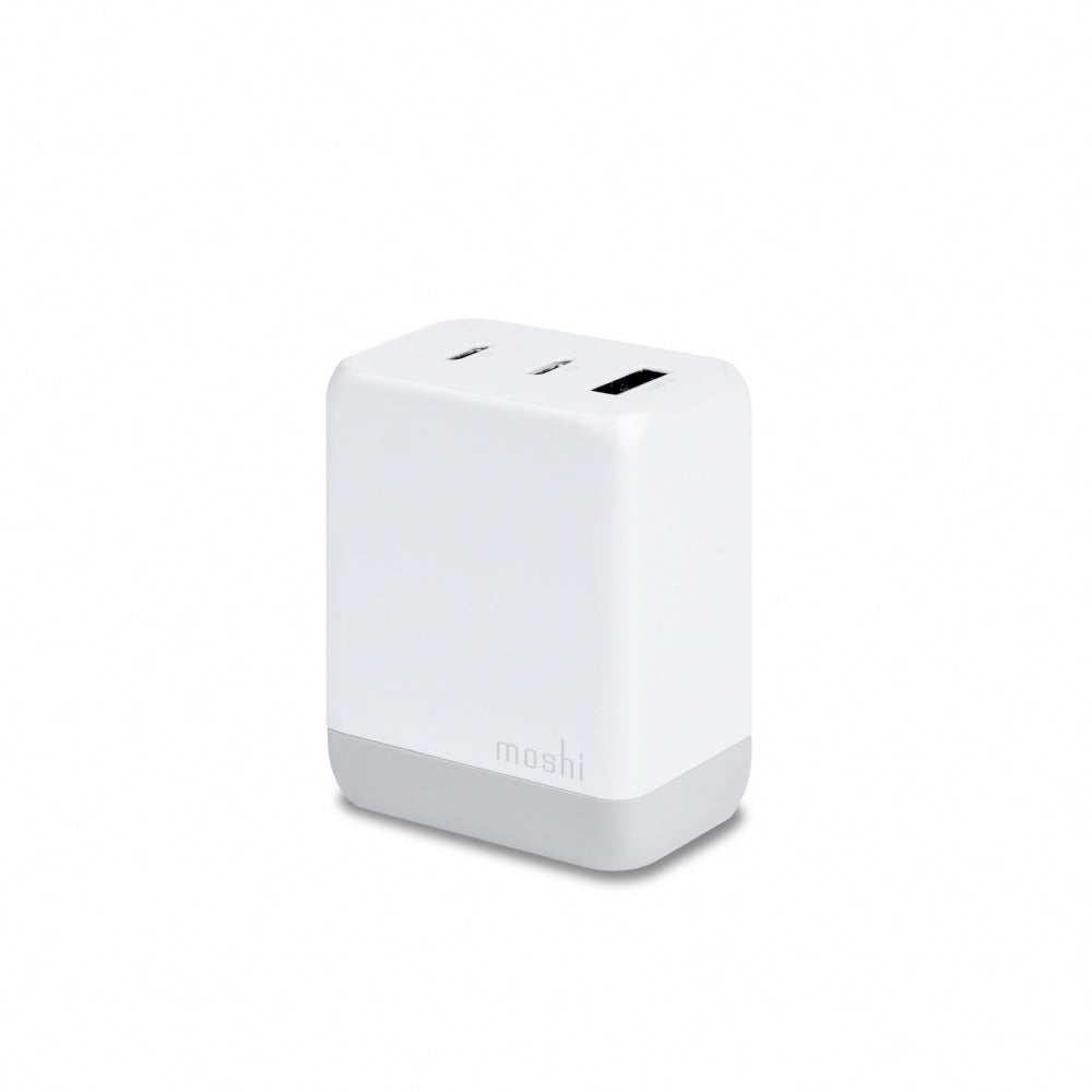 Moshi Chargers Rewind USB-C GaN Charger chargeur 65 W trois ports