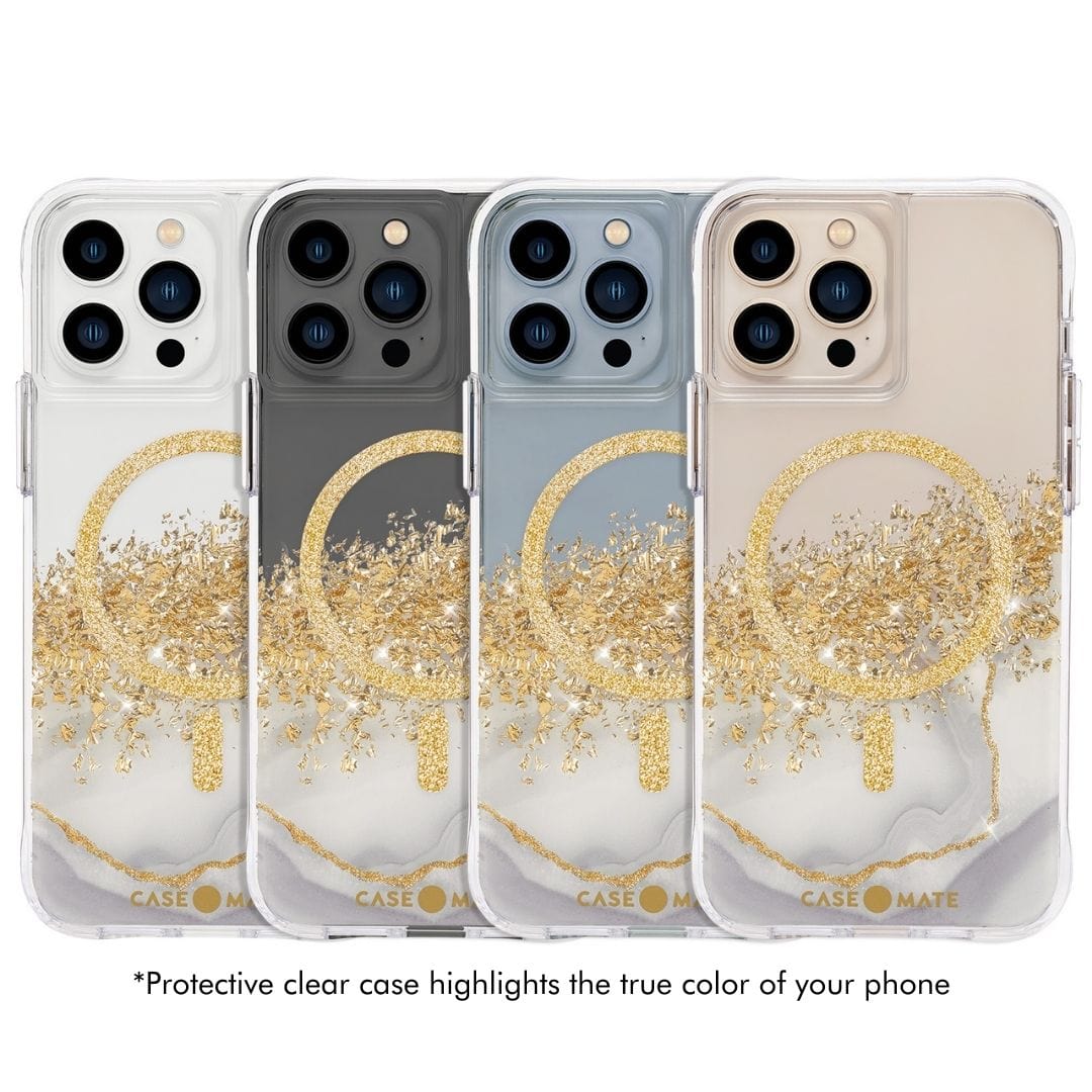 CASE-MATE Phone Cases Karat Marble coque iPhone 13 Pro recyclée