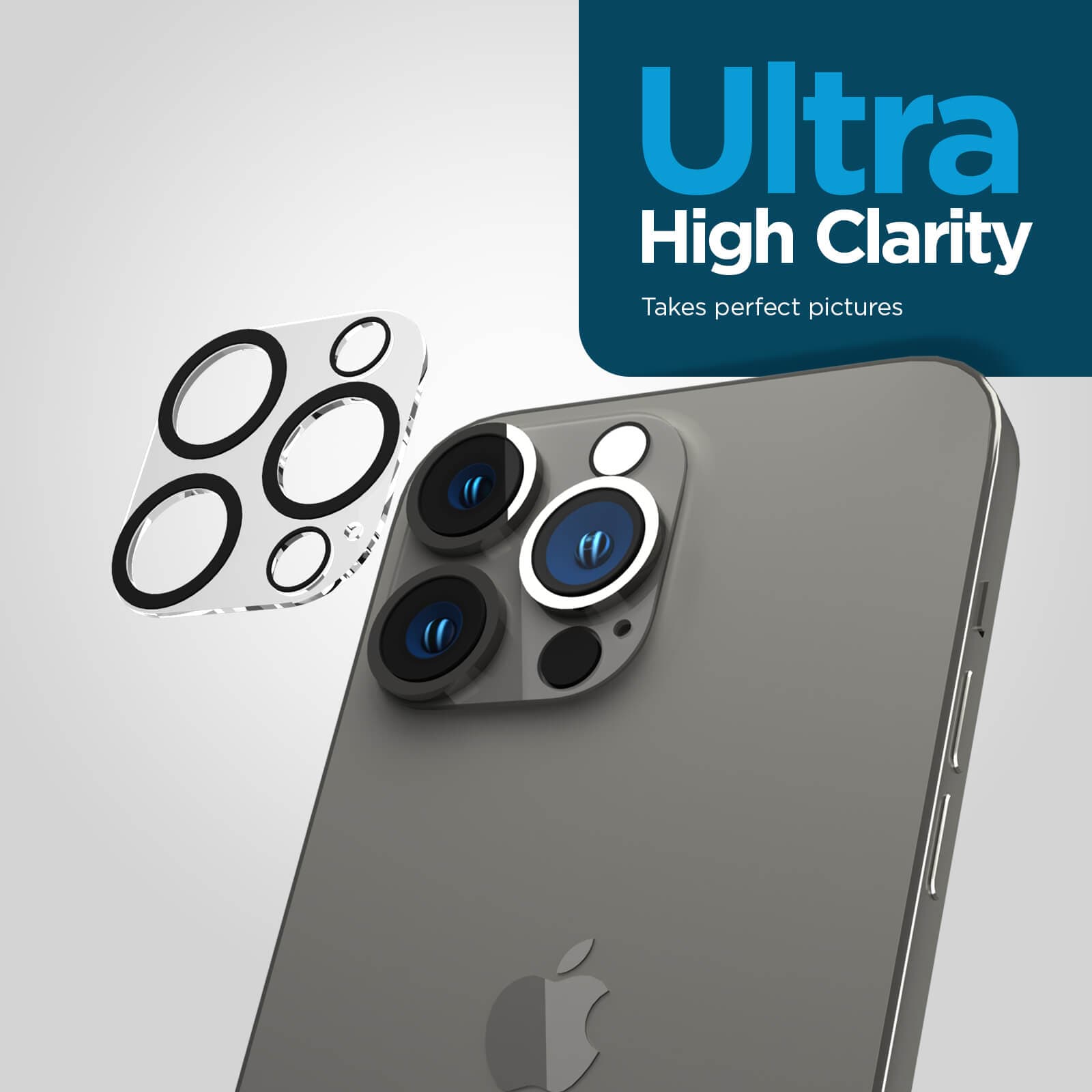 CASE-MATE Lens Protectors Glass Camera Lens Protector verre caméra iPhone 14 Pro transparent