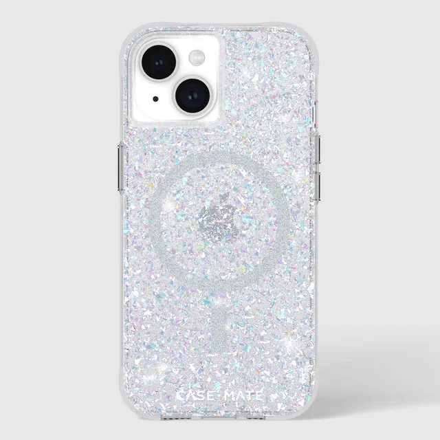 CASE-MATE Phone Cases Twinkle Disco MagSafe coque iPhone 15 pailletée