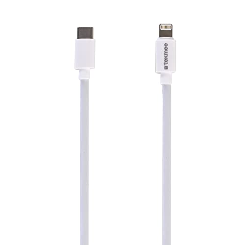 Tekmee Câbles de charge Lightning/Type-C câble 2 m, charge rapide