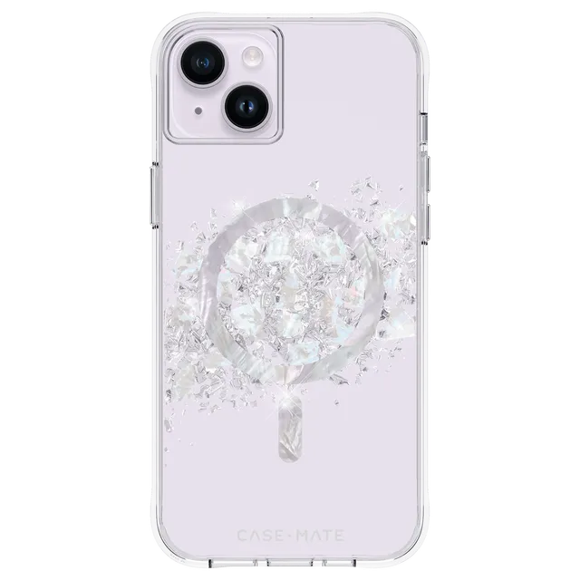 CASE-MATE Phone Cases Touch of Pearl coque iPhone 14 Plus nacre MagSafe