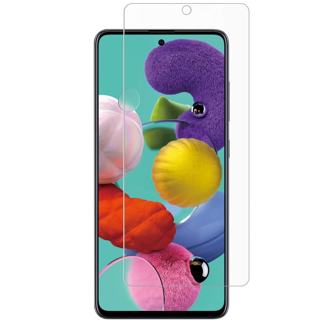 SELENCIA Protection d'écran Galaxy A51, verre trempé antibactérien