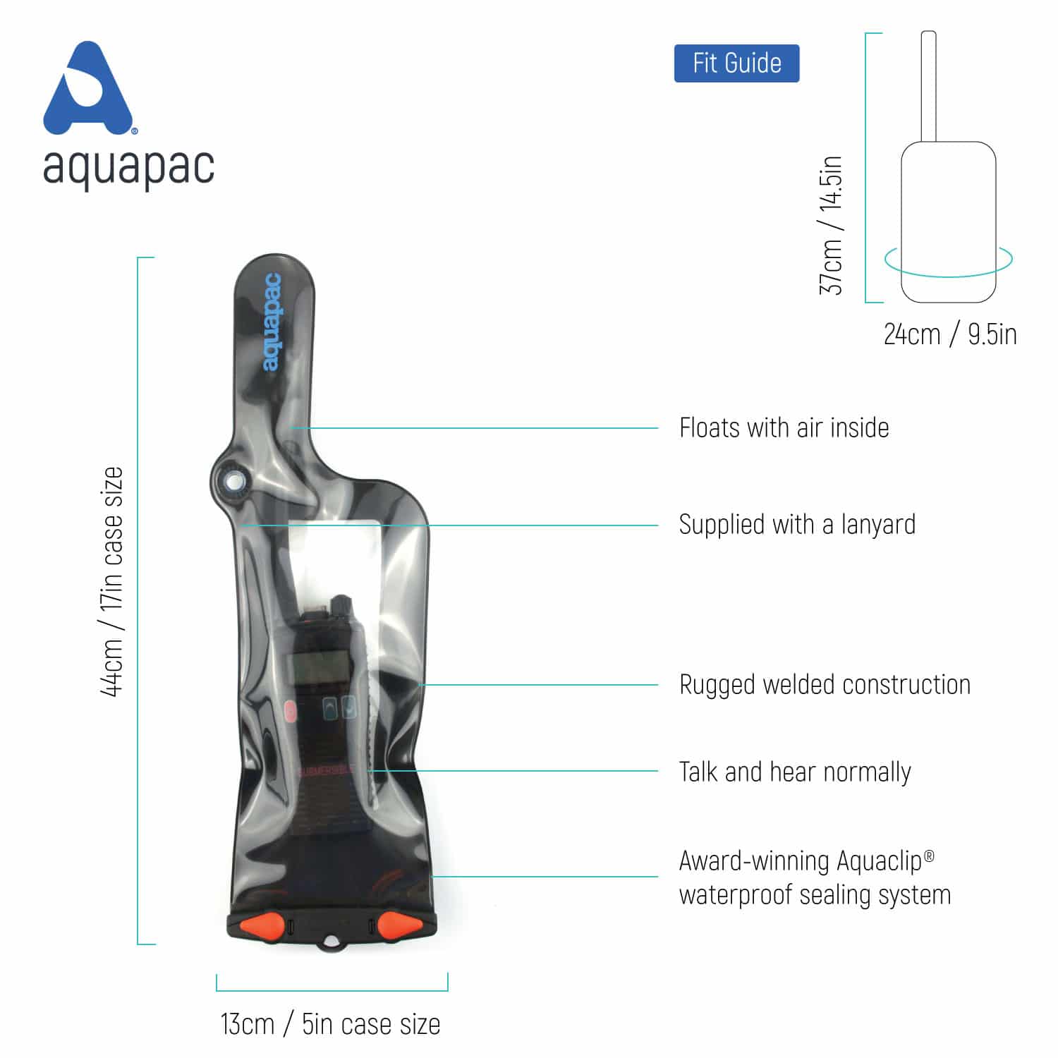 Aquapac Phones SatCom Phone Case étui téléphone satellite étanche 10 m