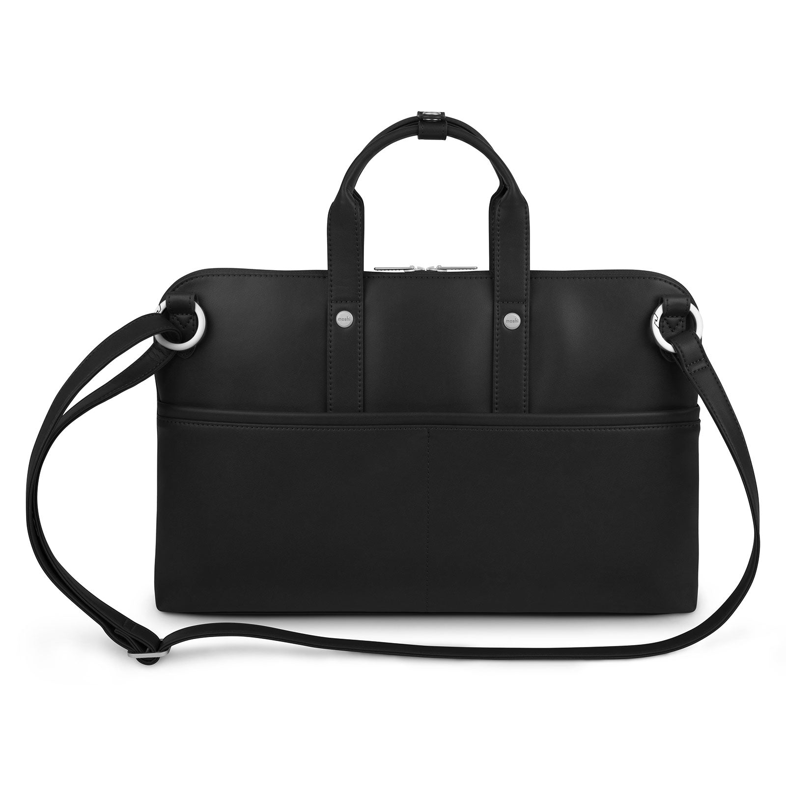 MOSHI Treya Treya Laptop Briefcase serviette ordinateur Caramel Brown cuir vegan