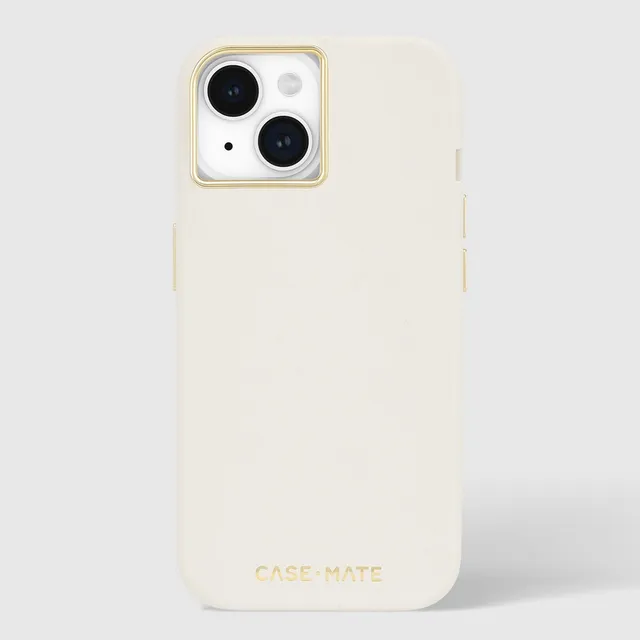CASE-MATE Phone Cases Silicone coque iPhone 15 beige MagSafe