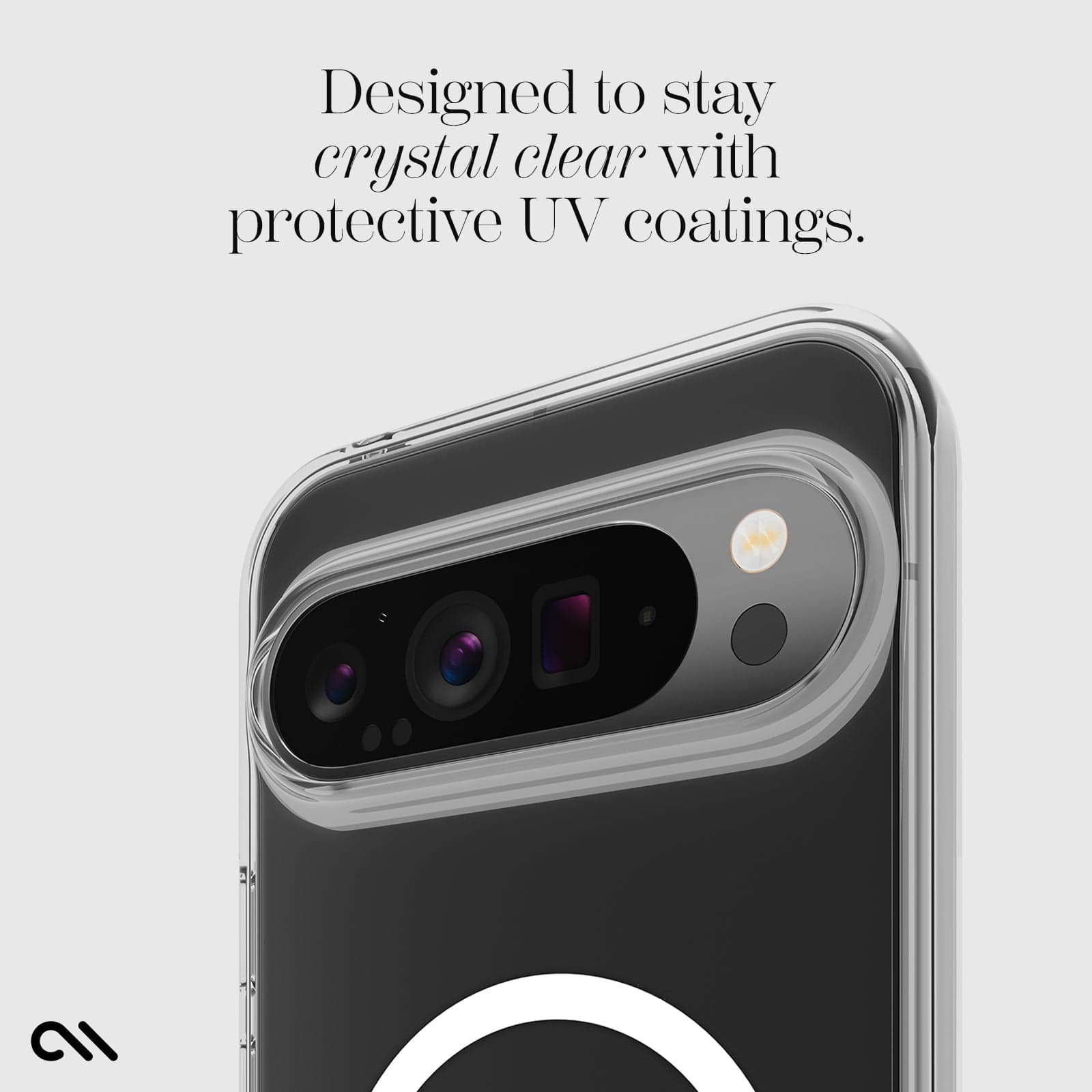 CASE-MATE Phone Cases Signature Clear with Magnet coque Pixel 9 Pro XL transparente magnétique
