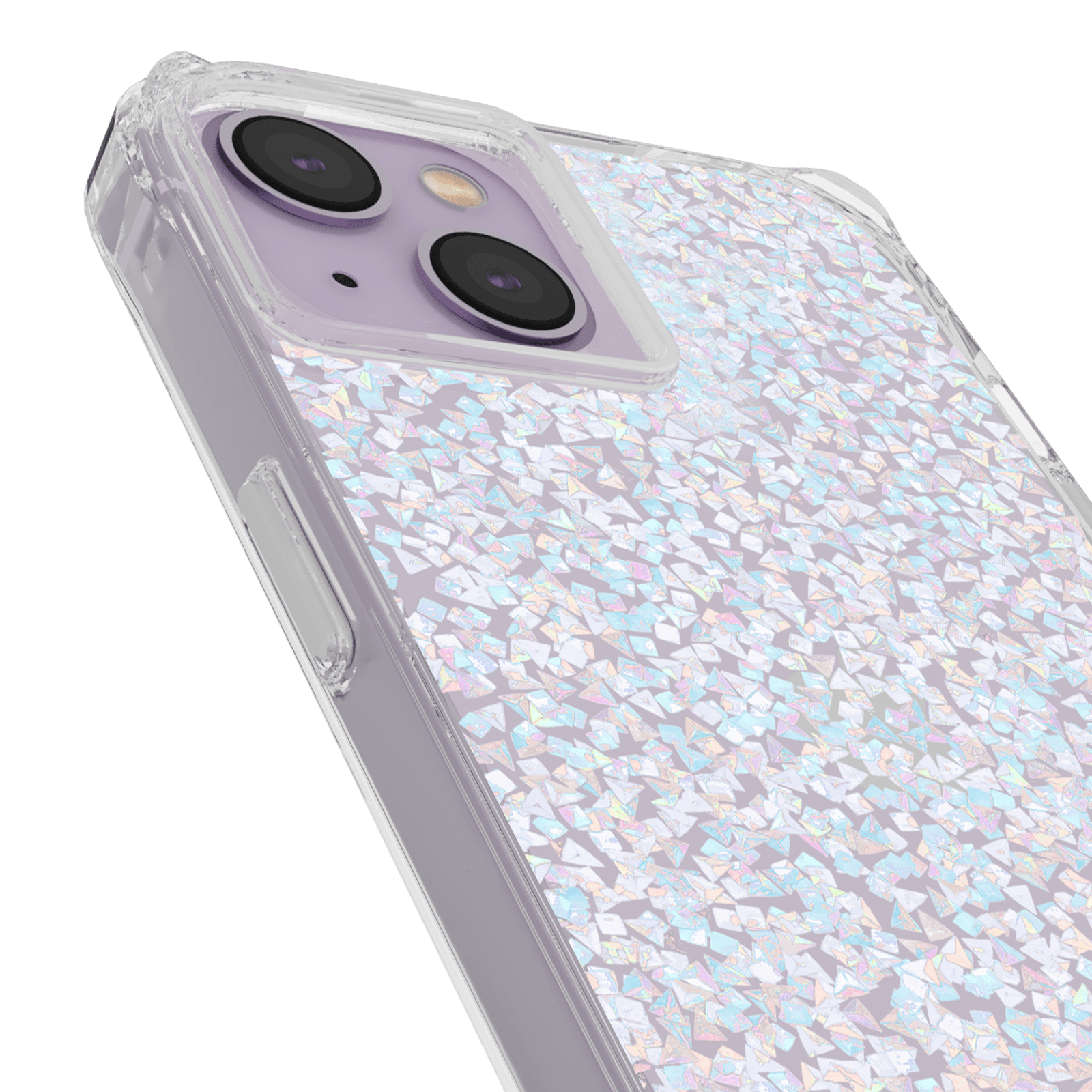 CASE-MATE Phone Cases Twinkle Diamond (MagSafe) coque iPhone 14 Plus argentée