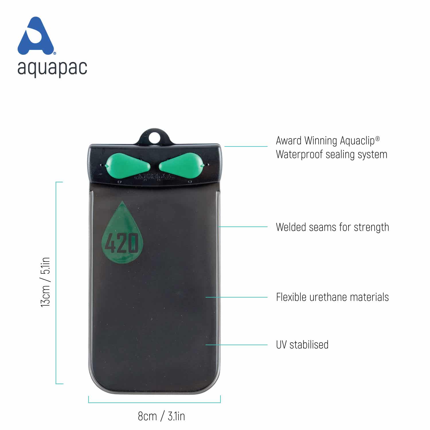 Aquapac Travel Stash Pouch pochette étanche submersible TPU