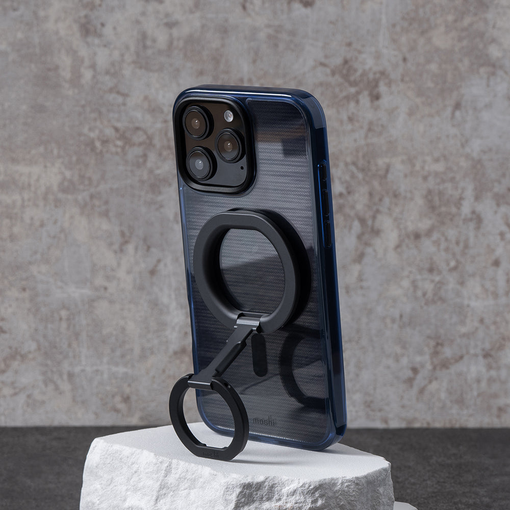 Moshi Accessories Magnetic Ring Stand support magnétique Starry Gray réglable