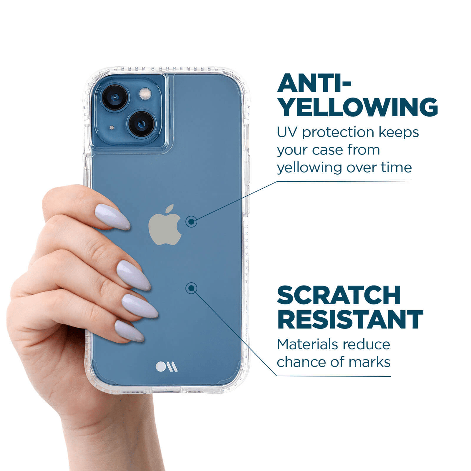 CASE-MATE Tough Clear Plus coque iPhone 14 Plus transparente antichoc