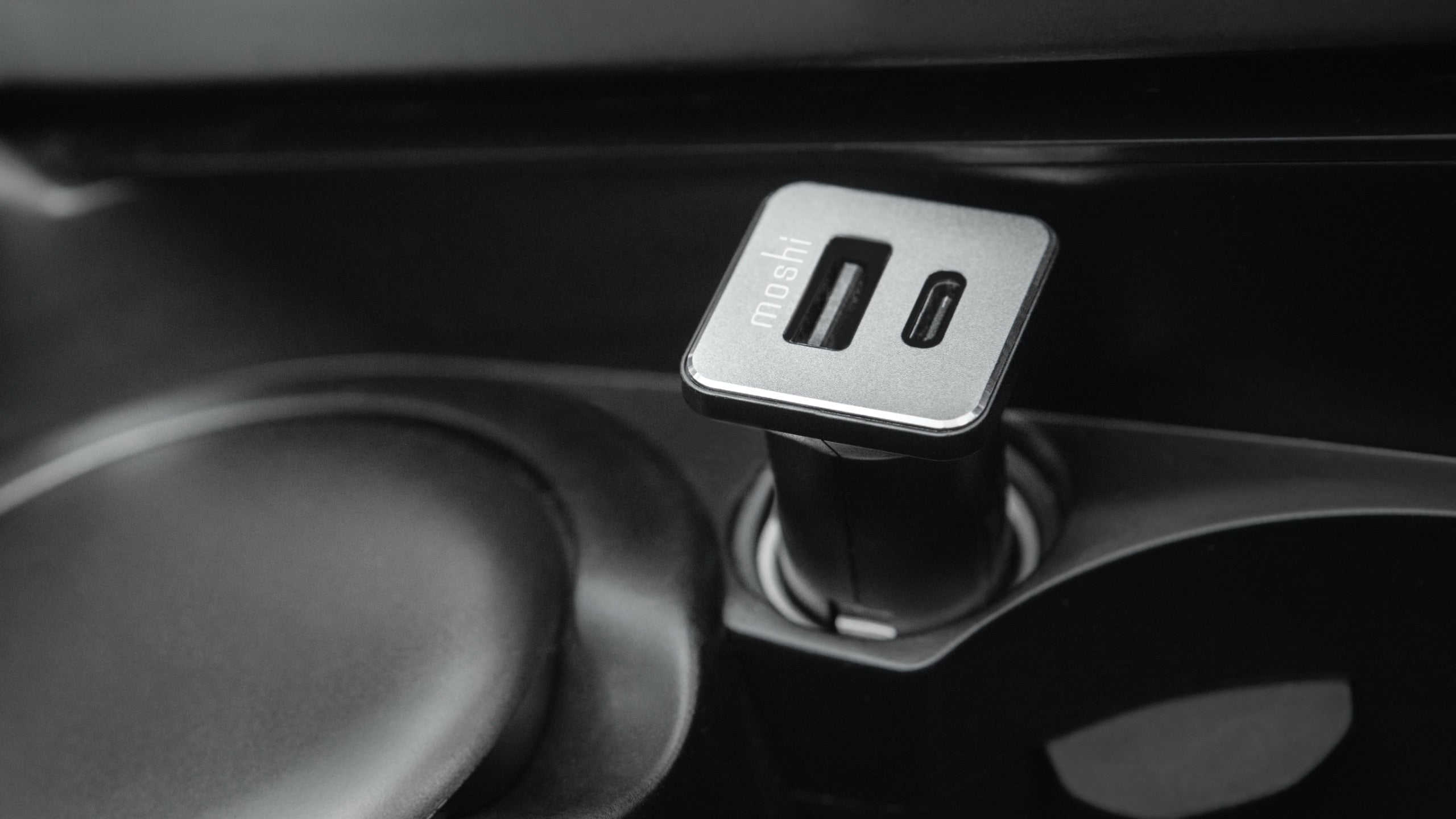 MOSHI Chargers QuikDuo Car Charger chargeur voiture 36 W noir double port