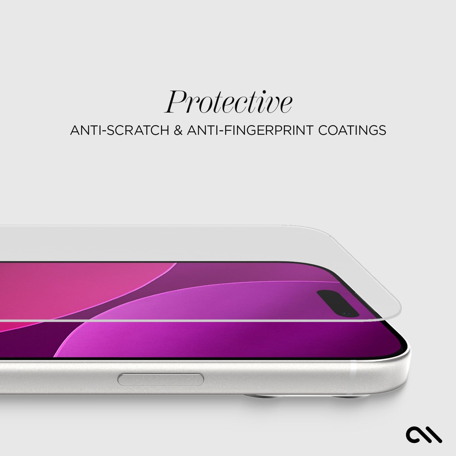 CASE-MATE Screen Protectors Easy Apply Glass Screen Protector verre iPhone 17 3 pièces