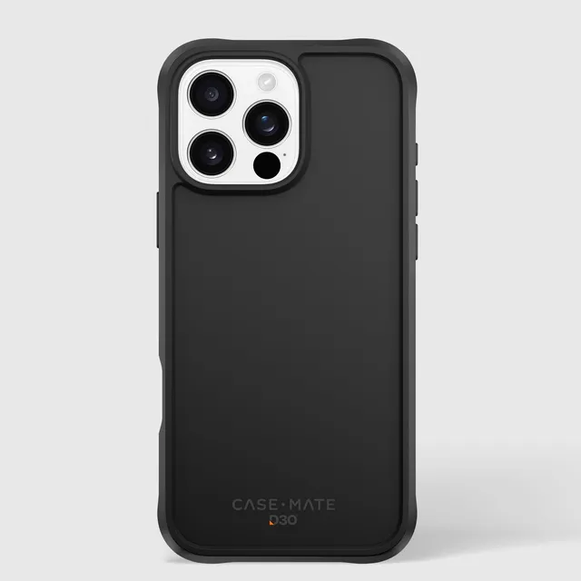 CASE-MATE Tough D3O Black MagSafe iPhone 16 Pro Max coque noire