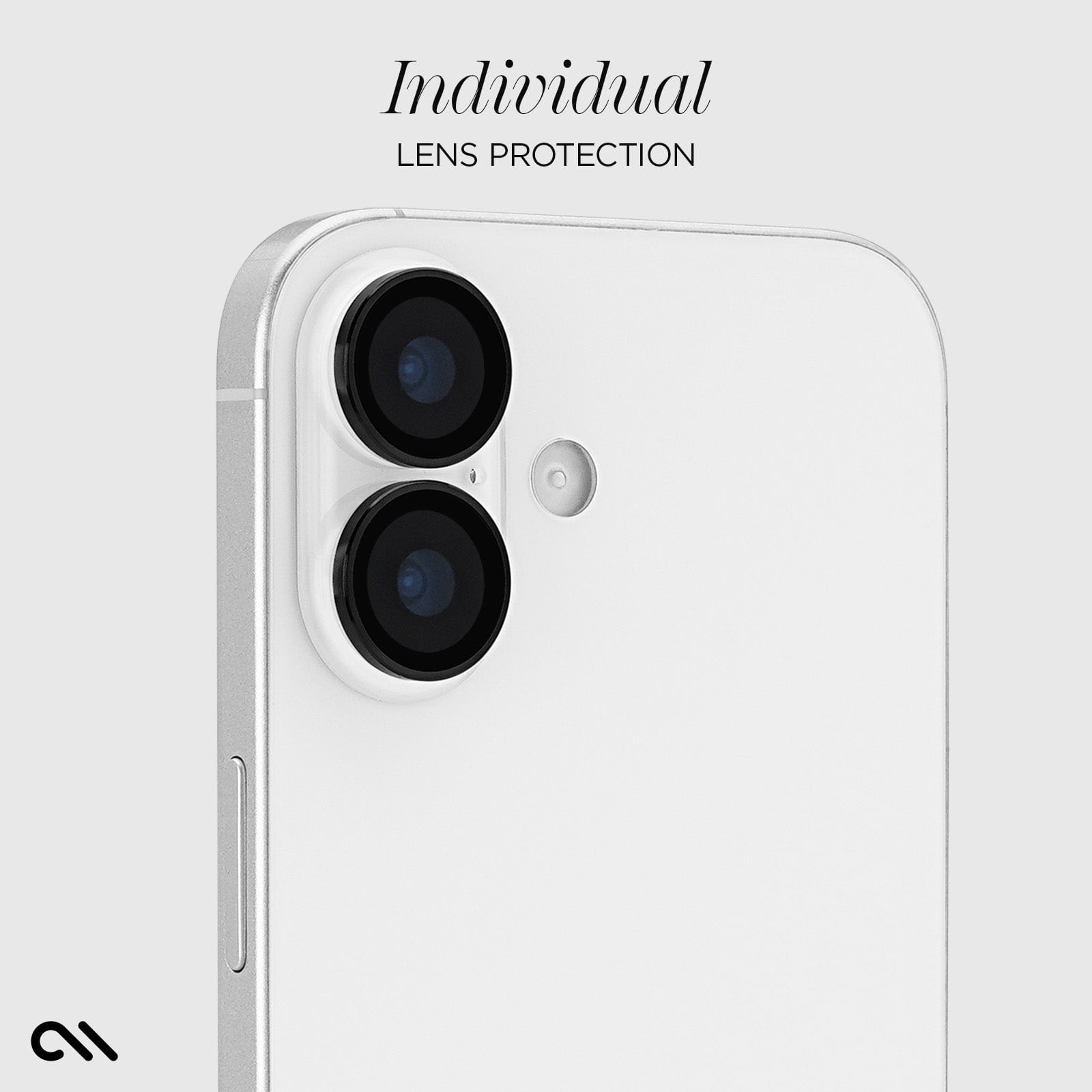 CASE-MATE Lens Protectors Camera Lens Protector iPhone 17 noir verre trempé