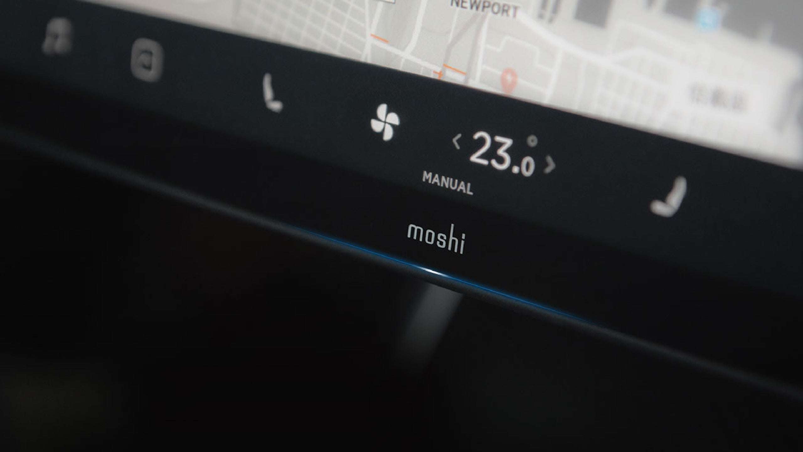 Moshi Screen Protectors iVisor XT for Model 3/Y film protecteur Tesla Model 3/Y transparent