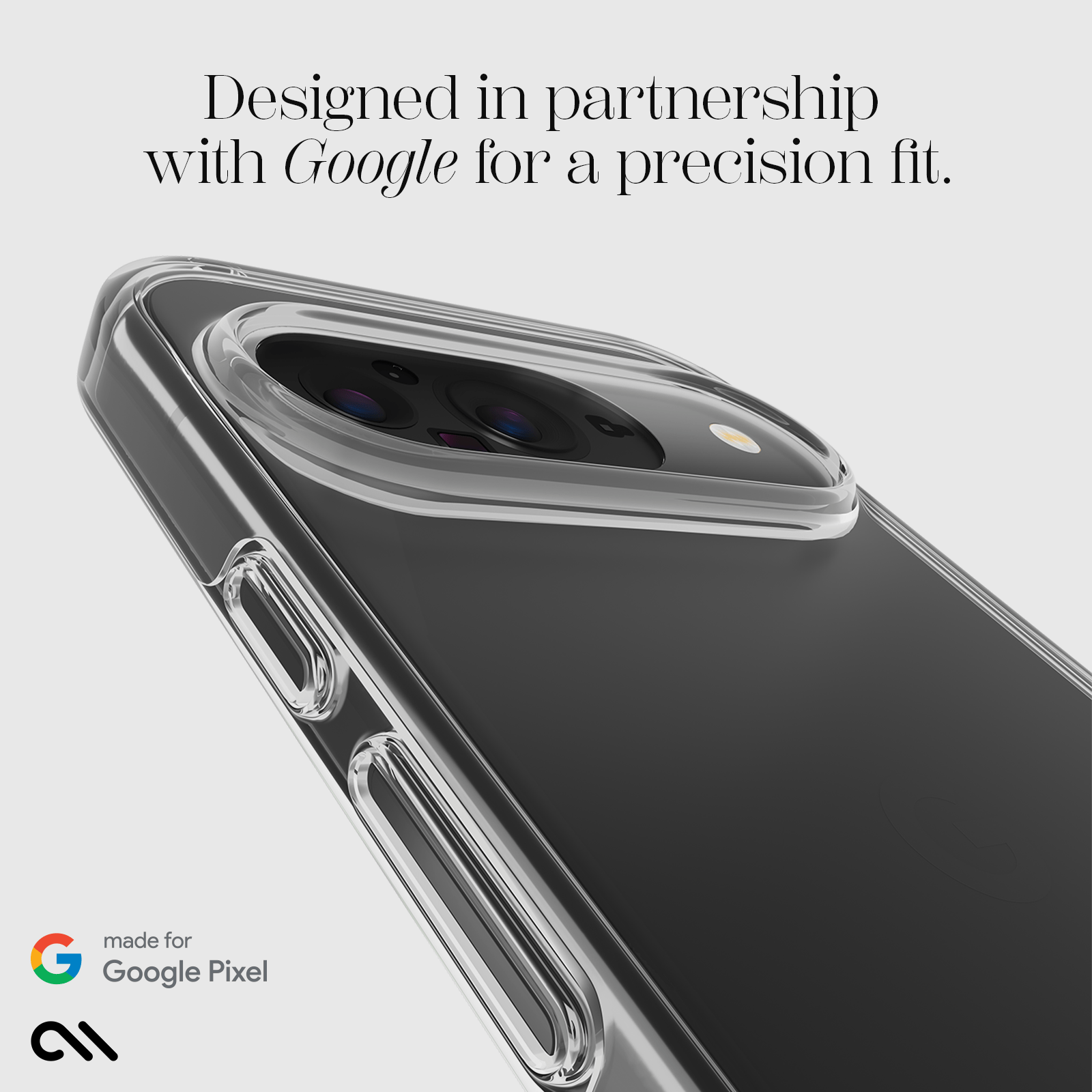CASE-MATE Phone Cases Signature Clear Pixel 9 / 9 Pro coque transparente
