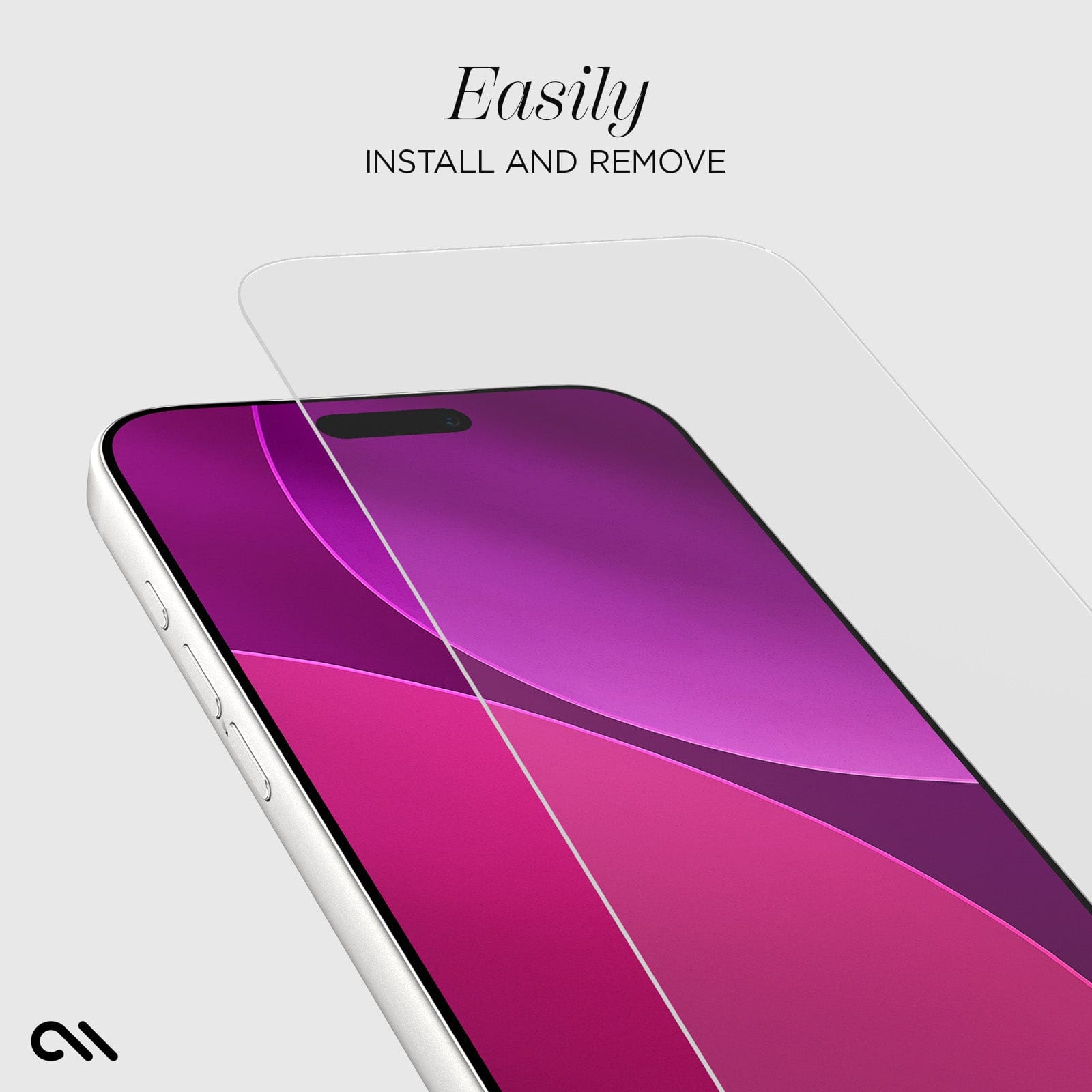 CASE-MATE Screen Protectors Easy Apply Glass Screen Protector 3 Pack verre trempé iPhone 18 Pro Max/17 Pro Max
