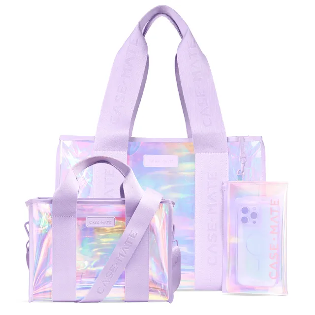 CASE-MATE Bundles The Matching Tote Set sac Jelly Tote et Mini Soap Bubble